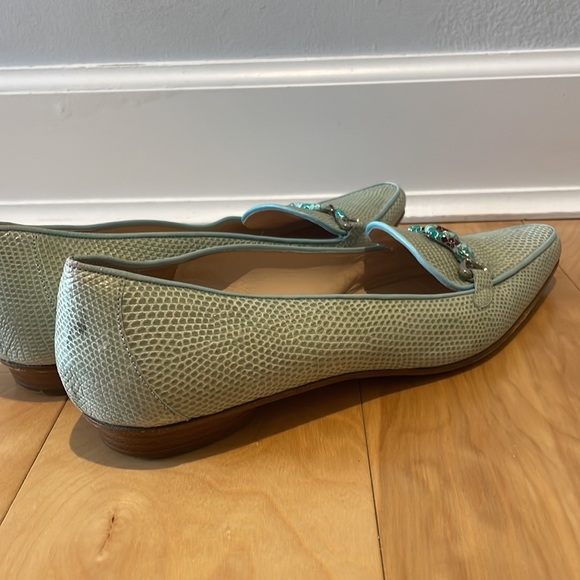 FENDI snake buckle leather loafers flats - Picture 11 of 11